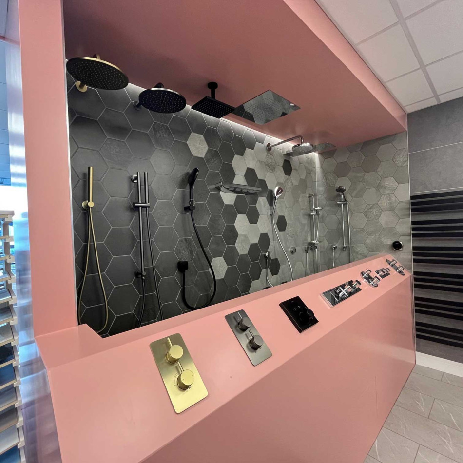 Stunning Shower Display at Local Plumbing Supplies