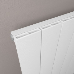 Charlton 1200 x 565mm Aluminium Radiator - Matt White