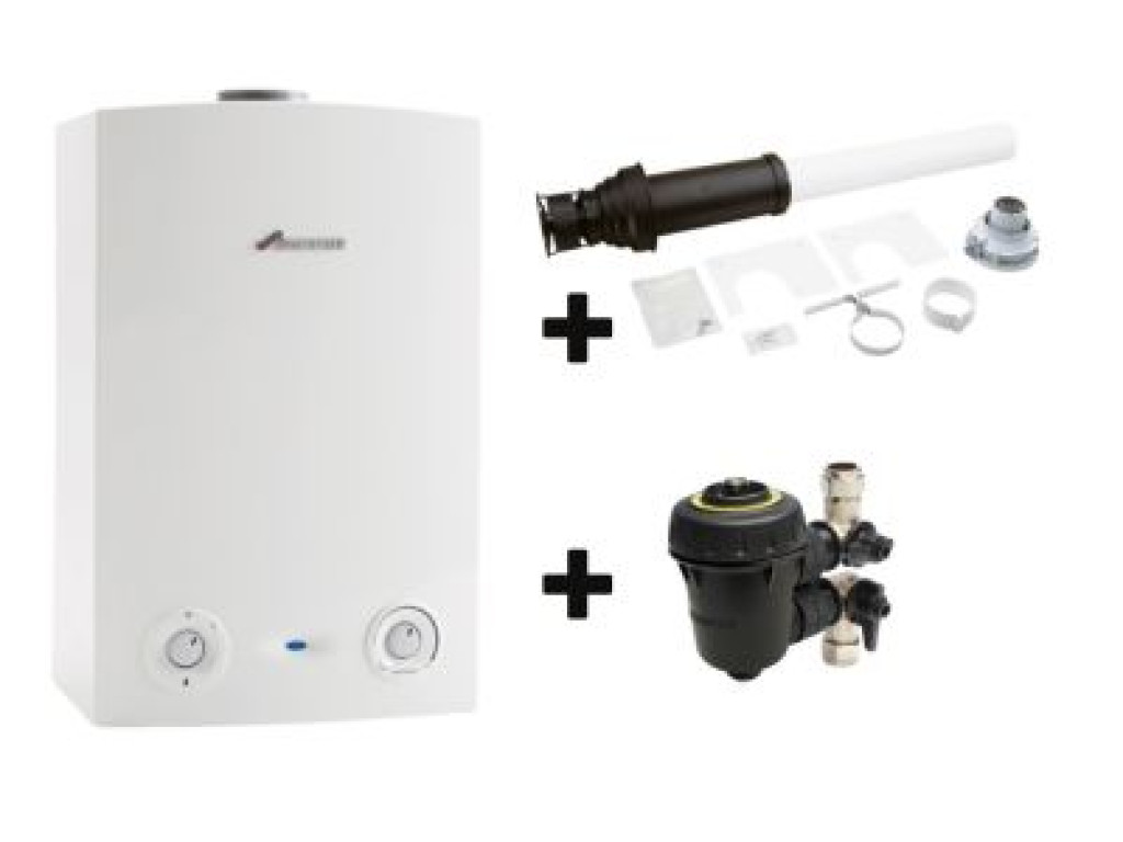 Vertical Flue  And  Mini Filter