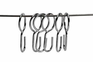AD107041 Wireline Shower Rod - Hooks
