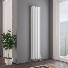 Tunstall Double 1800 x 350mm Radiator - Matt White