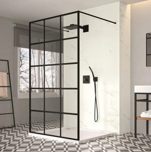 Merlyn-blacksquared-double-entry-shower-panel