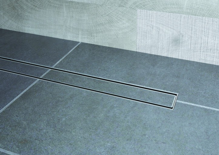 Impey Drainage Standalone Standard Linear 600mm horizontal Drain Tiled